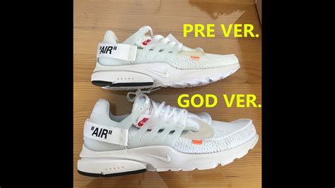 fake off white nike presto|nike air presto off white shoes.